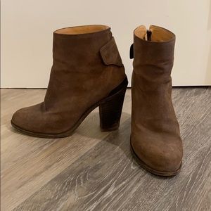 Rag & Bone Brown Leather Booties